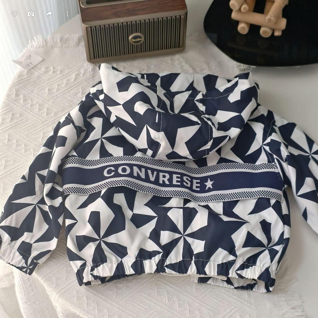 Zhili Kids' 2025 Autumn Cartoon Cotton Windbreaker Jacket