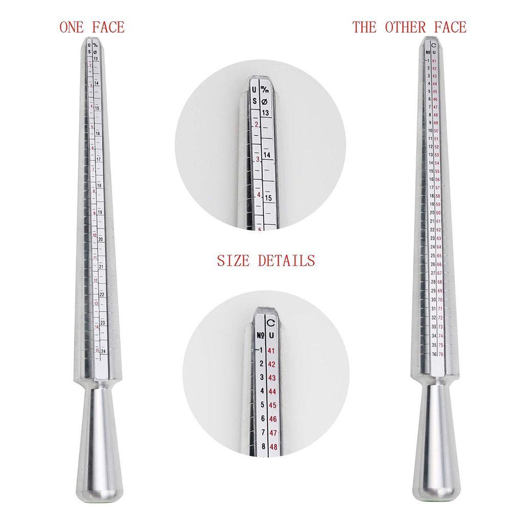 100 stücke Ring Sizer Ring Gauges mit Finger Sizer Schmuck Größe Messen Werkzeug Set Ring Gauges mit Finger Sizer Schmuck Größe Messen