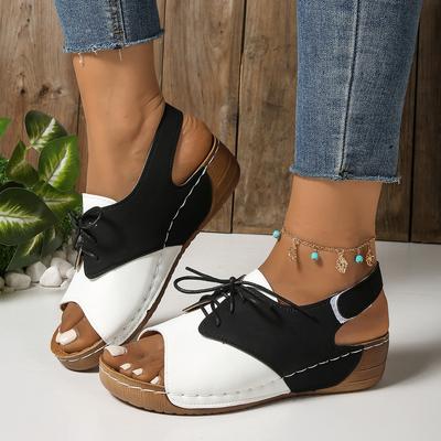 Damen Plateau Sandalen Sommer Neu Mix Farbe Sandalen Luxus Designer Damen Lässige Strand Sandalen Sandalias De Mujer Römische Schuhe