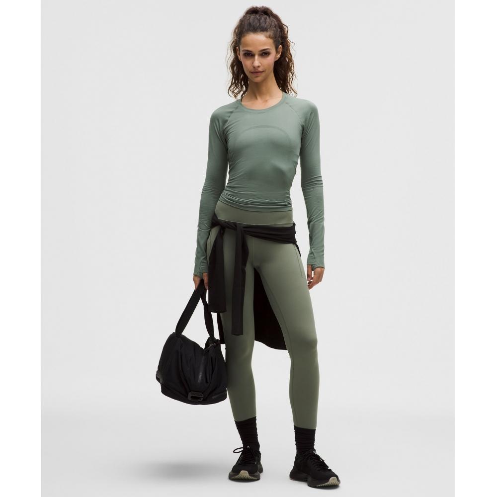 Lululemon Swiftly Tech Long Sleeve Shirt 2.0  Waist Length Willow Leaf Willow Leaf