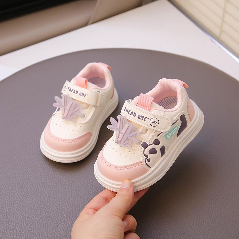 2025 autumn baby toddler shoes baby girl Korean version versatile sports shoes soft sole boy and girl baby shoes