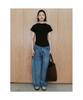 Diaepeocheo Ohu Pleated Knit Top Black (Ta6451A125)