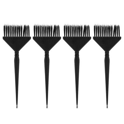 4 STÜCKE Breite Haarfärbepinsel Tragbar Steife Borsten Spitzes Ende Gleichmäßige Färbung Haarfärbemittel Tönungspinsel für