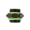 4 stücke G14 Gewinde Fitting Hex Adapter Stecker für Computer Wasser Kühlung System Schwarz