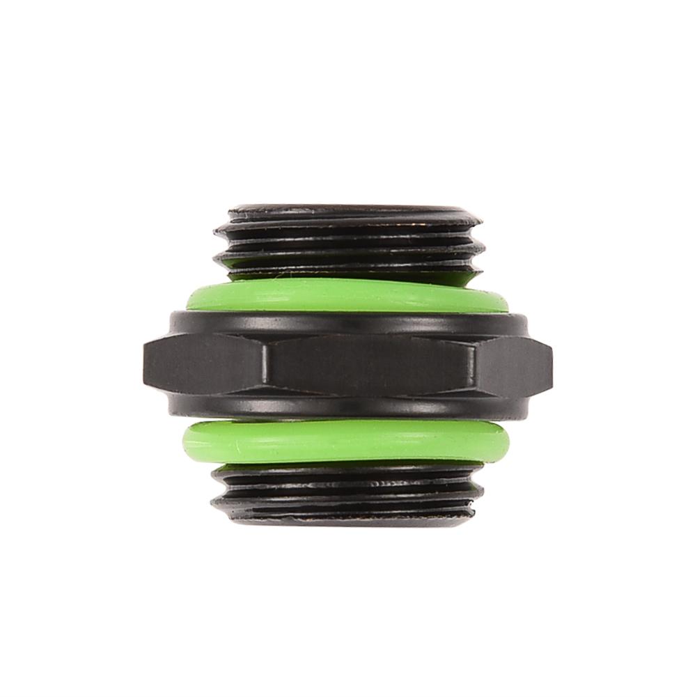4 stücke G14 Gewinde Fitting Hex Adapter Stecker für Computer Wasser Kühlung System Schwarz