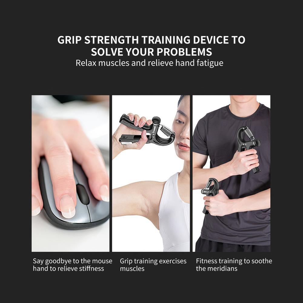 Adjustable Size Hand/Wrist Training Device Forearm Exerciser10-60kgHand Grip Trainer Small Finger Exerciser Finger Strength Amplifier