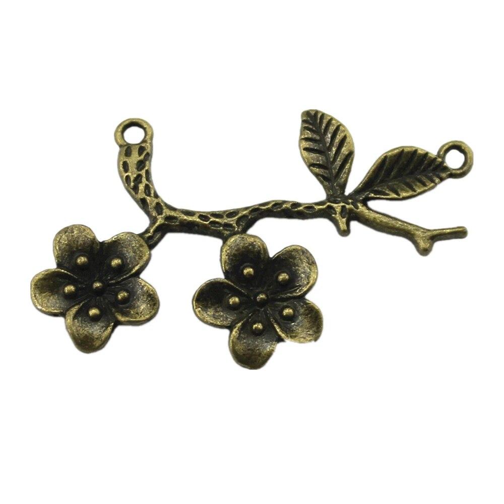 Branch Leaves Connection Components Car Pendant Cute Jewelry