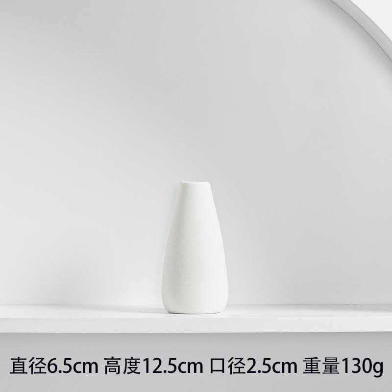Европейская Современная Креативная Керамическая Ваза для Дома Декора Цветочная Композиция Сухоцветы Мини-ваза Ручная Матовая Ваза Декор для Рабочего Стола
