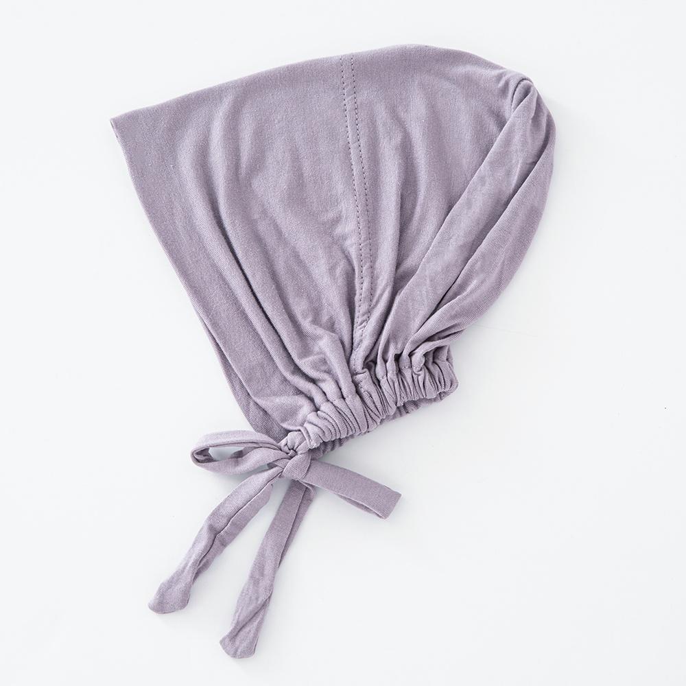 82 colori Sottocappello con Laccetti Moda Donna Hijab Interno Cappellino Musulmano Cuffia Sottoscarpa Semplice in Cotone Spandex Jersey Islamico DEW