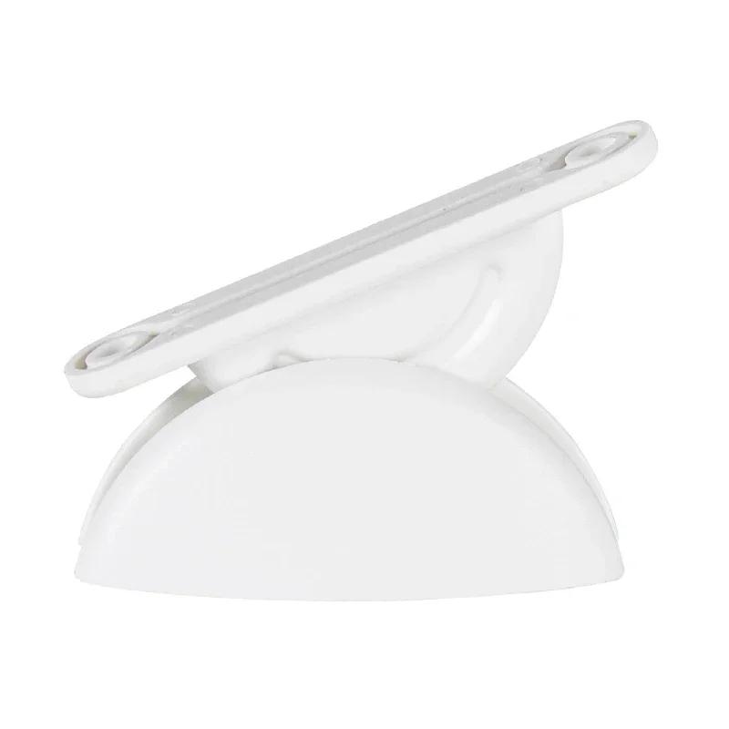 Butée de porte clip noir/blanc Rétenteur à ventouse de porte de cabine Attrape-fermoir Accessoires modifiés pour caravane Camping-car Bateau Camping-car