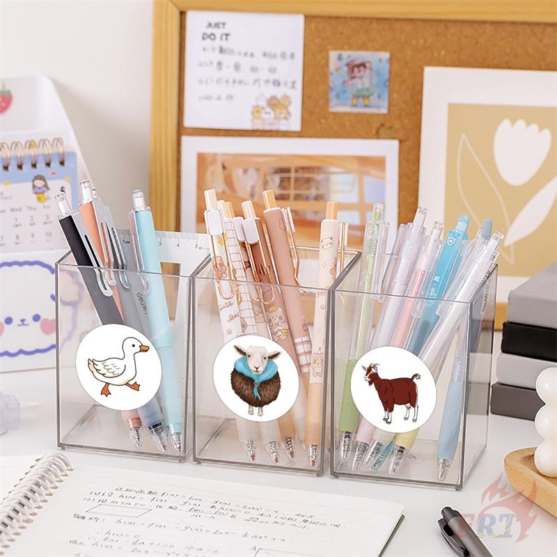 500Pcs/Roll Farm Animals Kids Rewards Stickers - DIY Scrapbooks Album Decor Sealing Label Decals