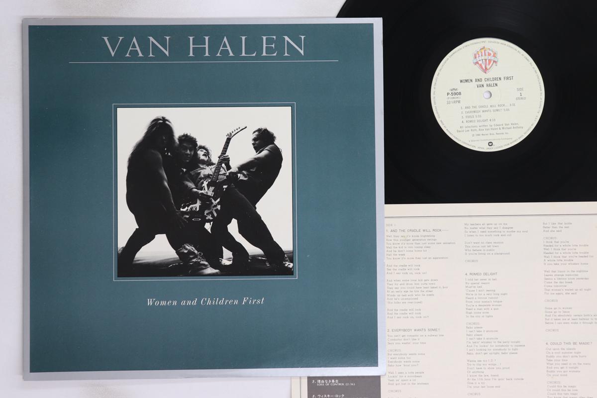 

LP Пластинка VAN HALEN - Women And Children First P5908 WARNER BROS 1980 Япония Рок Б/У