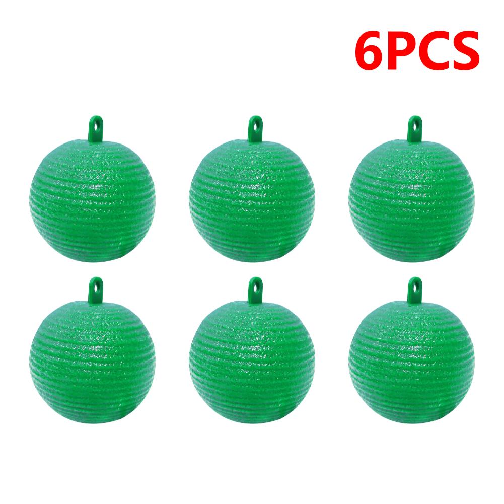 10PCS Fly Ball Traps 8cm Insects Fly Swatter Fruit Flies Trap Reusable Hanging Trap Ball Pest Repeller Killer Garden Supplies