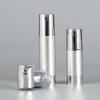 15/30/50ml Silver Travel Lotion Bottle Empty Vacuum Pump Bottles Facial Cream Airless Bottle Cosmetics Spray Refillable Bottle