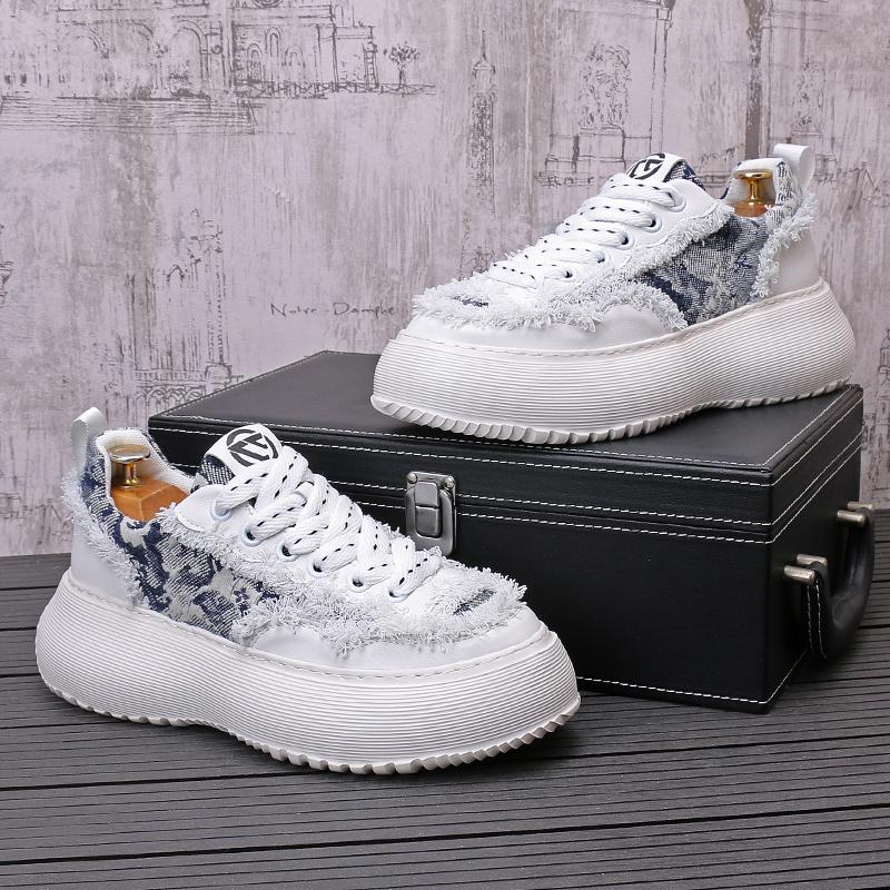 

Ретро Новые Мужские Дышащие Повседневные парусиновые туфли на толстой подошве Спортивные кроссовки для ходьбы Балетки Лоферы Zapatos Hombre 38