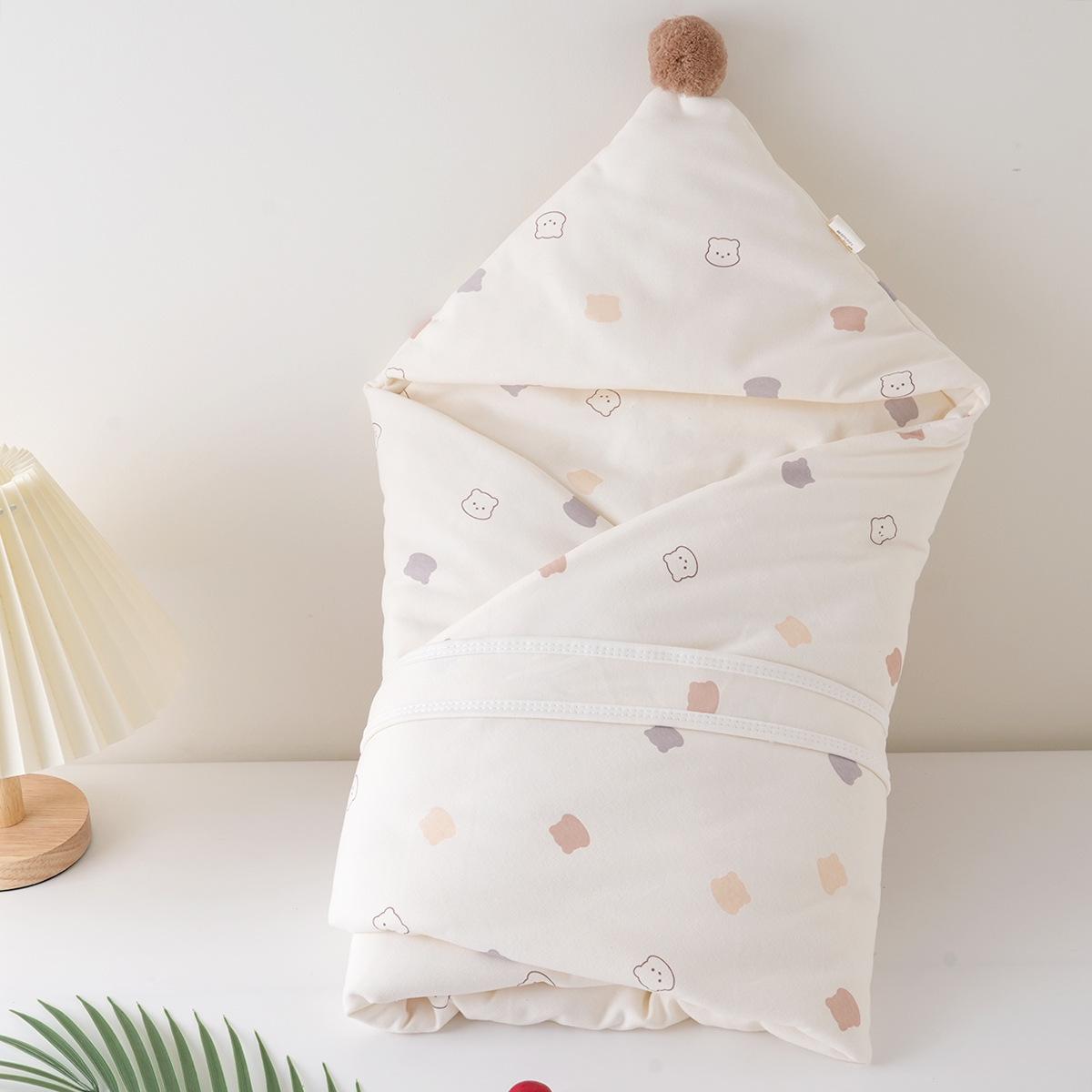 

All-Season Pure Cotton Baby Swaddle Blanket for Newborns - Ideal for Spring, Autumn, Winter, and Outdoor Use 90*90