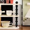 Desktop Storage Rack Three-Layer Organizer Stable Support Stylish Color Contrast Rack