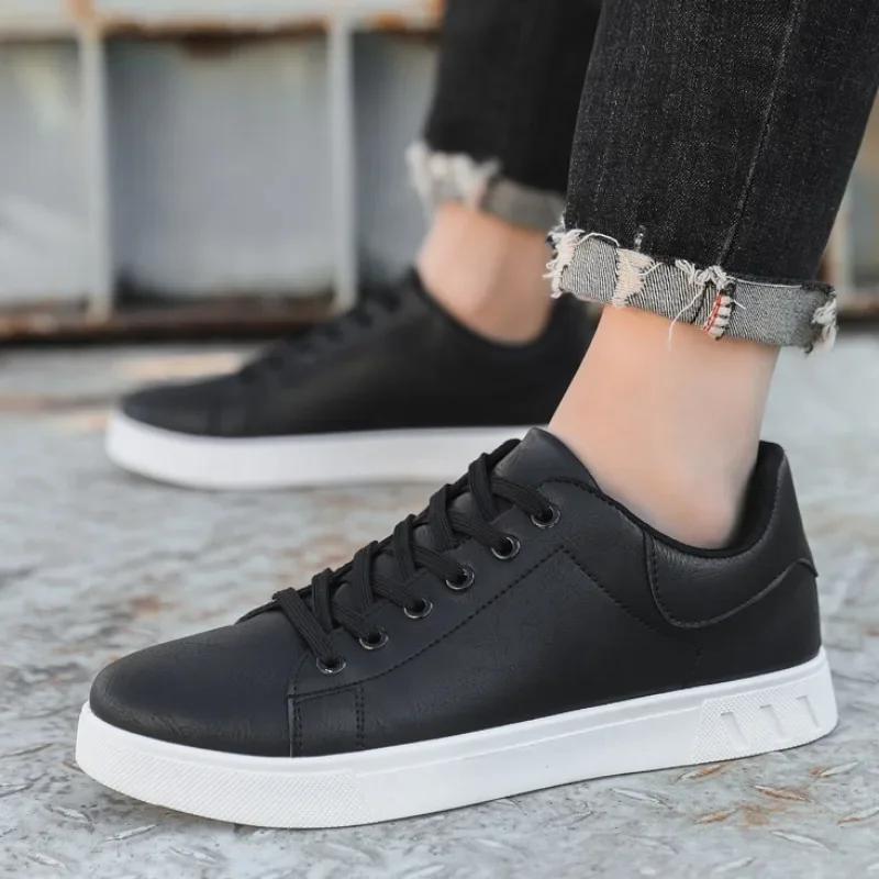 

Classic Men PU Leather Shoes Casual Shoes Loafers British Sneakers Flats Shoes Spring Summer Trendy Designer Loafers 44