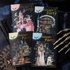 Midnight Gothic Party Sticker Book: 4 Styles for Journals & Decor