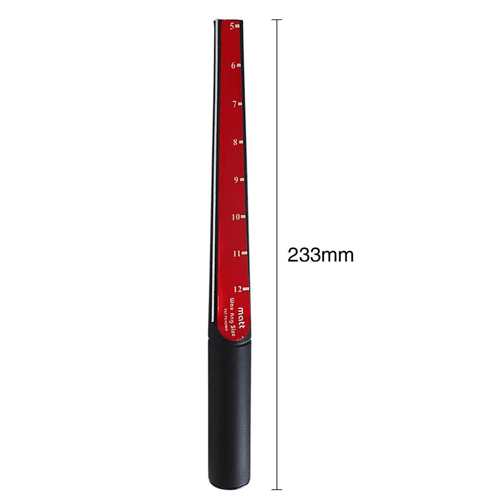 Băț de inel cu dorn, tub de ceară Măsurător de inele pentru măsurare de bijuterii dorn Instrument de fabricare a inelelor Accesoriu pentru diametre de inele Instrumente pentru mărirea degetelor