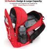 First Aid Backpack with Multi-Pocket, Emergency Medical Backpack, Large Capacity & Water-proof, Empty First Aid Bag for Home Of