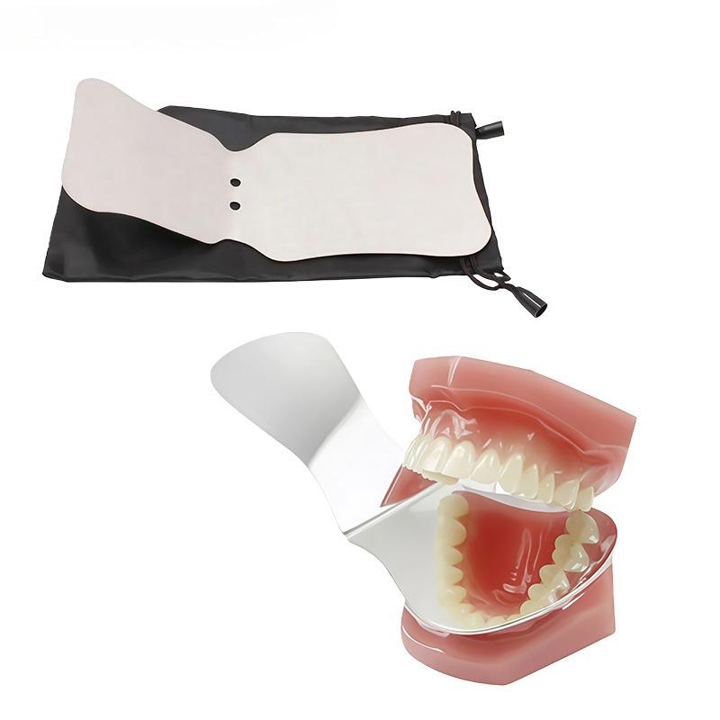 1 Stück Dental Intraoral Edelstahl Reflektor Verdickt Kieferorthopädische Fotografie Doppelseitiger Spiegel Hochtemperaturresistent
