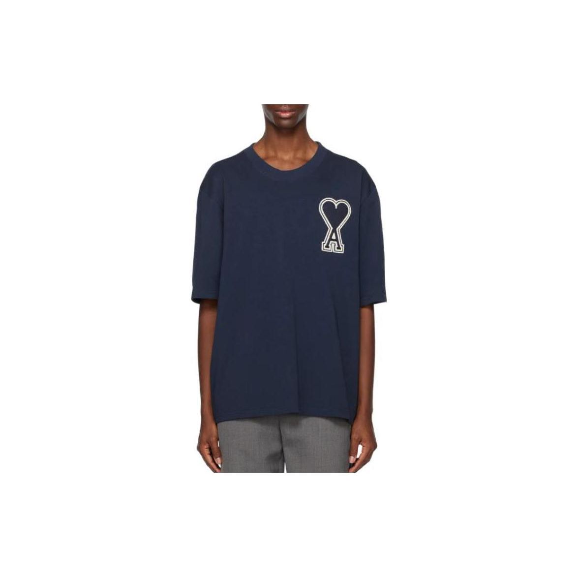 Amiparis Ss23 Heart Letter Logo Print