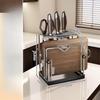 Brangdy Multifunctional Stainless Steel Knife & Utensil Drainer Rack
