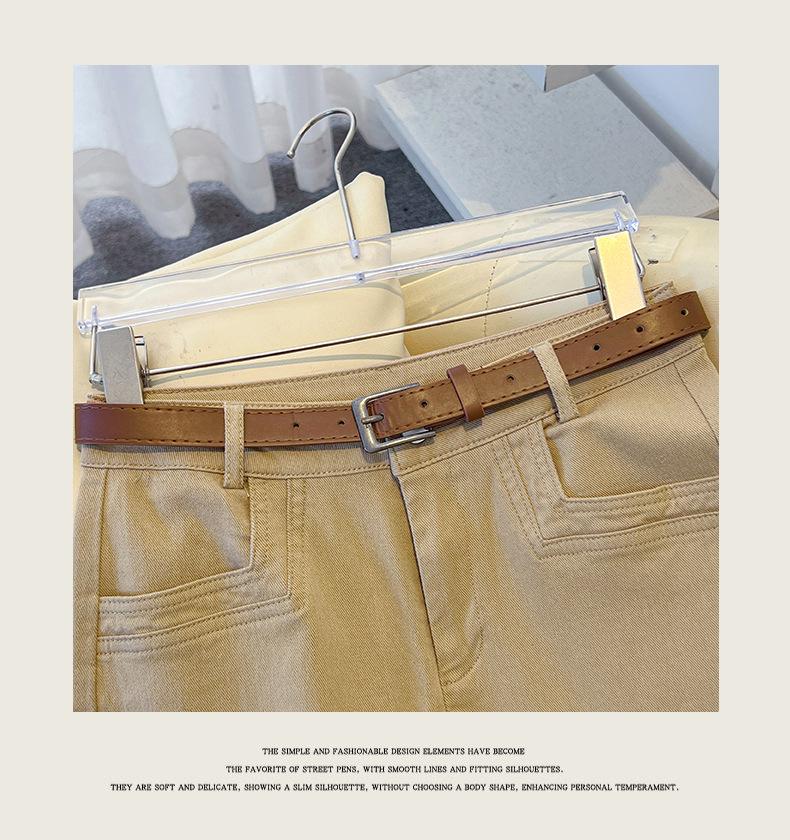 Women’s Petite Loose White Wide-Leg Pants - Spring/Autumn 2026 Trend