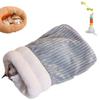Plush Cat Winter Sleeping Bag - Cozy Small Pet Bed