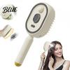 Detangling Hair Brush Electric Steam with Water Spray Reduce Frizz Anti-Static Misting Hairbrush Portable Travel Cordless Fluffy Short