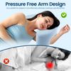 Side Sleeper Pillow with Arm Hole Ergonomic Side Sleeping Pillow Comfortable Memory Foam Neck Support Cushion for Bed Sofa