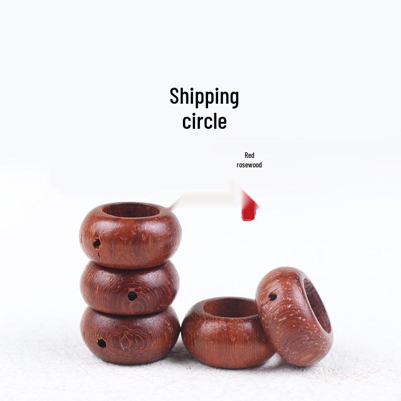 

Red Sandalwood Bead Pendant for DIY Jewelry & Crafts