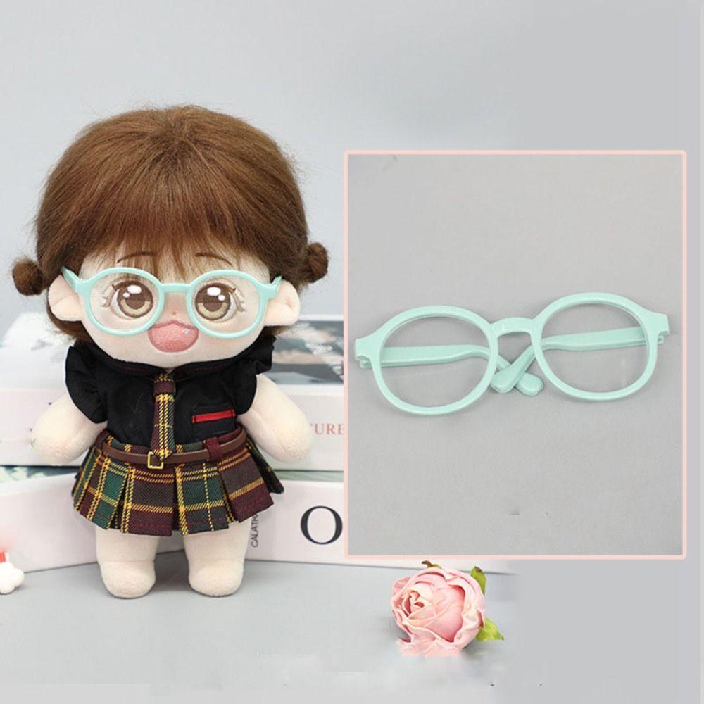 Fashion Doll Glasses Cute Crown Eyeglasses New Cotton Doll Frame  20cm Cotton Dolls