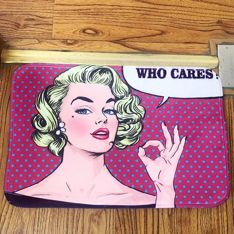 

Mr. Worldwide Doormat Been There Done That Rug, Non-Slip Washable Floor Mat for Entryway Living Room Home Outdoor Decor 40x60cm