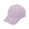 Casual Breathable Floral Baseball Cap Rhinestone Decoration Sun Protection Elegant Hat Adjustable Outdoor Sun Hat Summer Wear