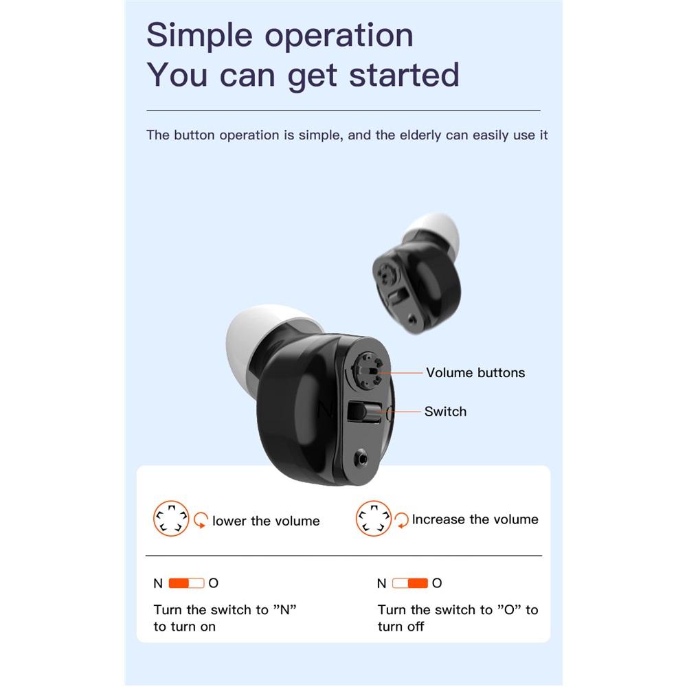 Hörgerät für ältere Menschen Bluetooth-Aussehen Schallverstärker Magnetische Ladekammer Schallkollektor