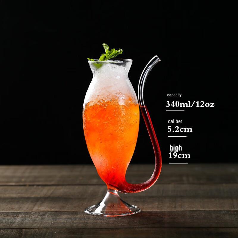 

Shangqi Creative Squirrel Vampire Straw Glass