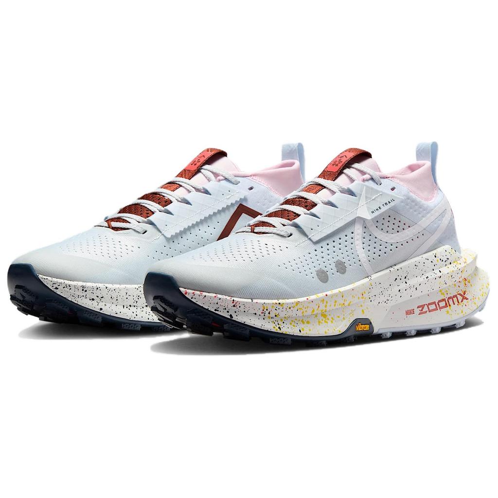 New Nike ZoomX Zegama Trail 2 Pure Platinum Football Grey Pink Foam White FD5190-009