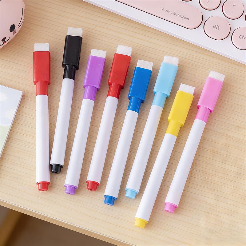 Erasable Children’s Colored Whiteboard Markers, Graffiti & Writing Pens, Water-Based, Multi-Purpose, Non-Magnetic Painting Pens.
