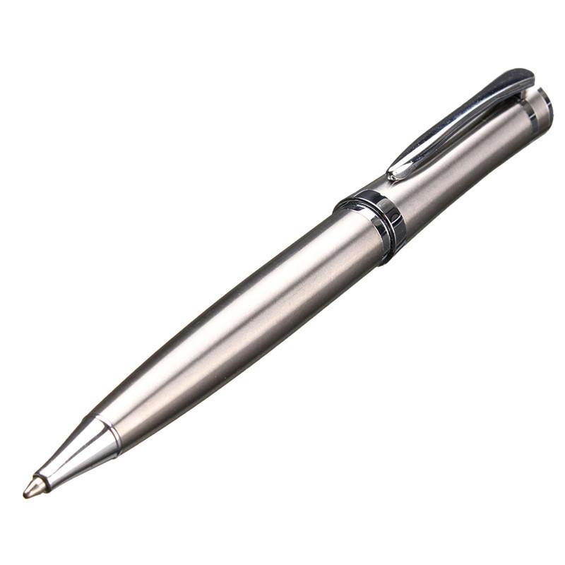 Buy Stainless Steel Ballpoint Metal Silvery Twist Ball Point Pen Black