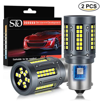 2 Stücke 1156 PY21W BAU15S LED Canbus P21W BA15S T20 7440 W21W T25 3156 Led-lampe Kein Hyperflash R5W R10W WY21W P27W Blinker Auto Lichter Auto Lampe DC 12 V