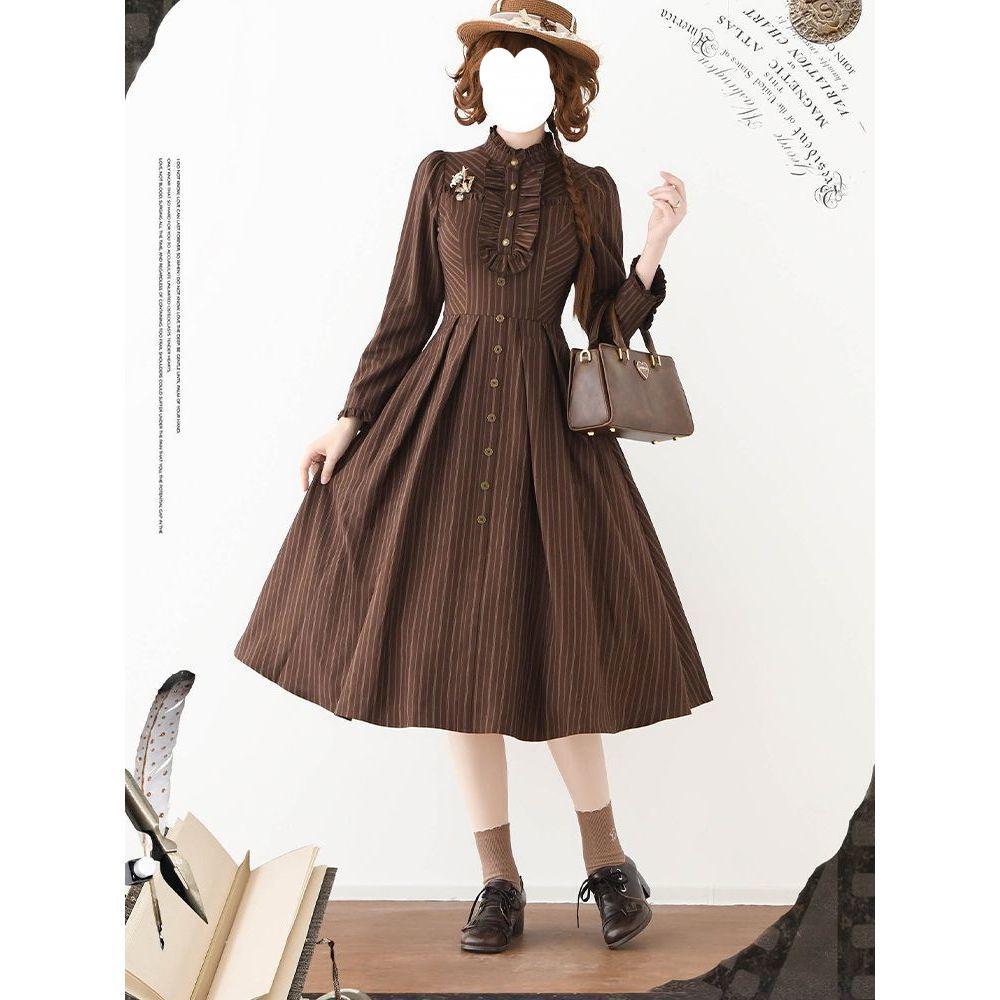 Retro Französischer Stil Sternennacht Taillenbetonierende Weste & Klassisches Kleid Set