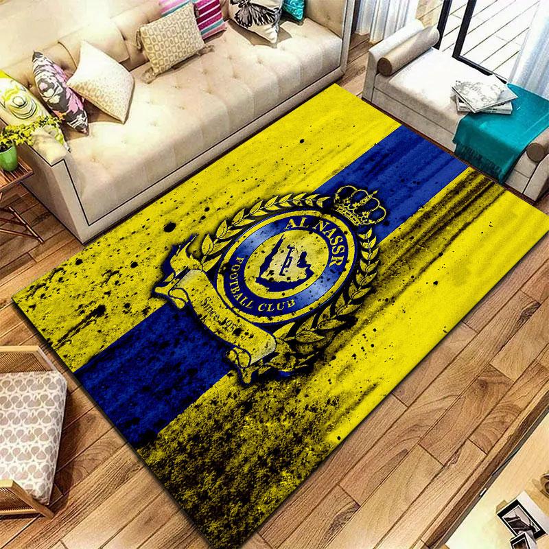 Al-Nassr Carpet Rug for Living Room Bedroom Home Sofa Decoration,Kids play Non-slip Floor Mat
