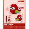 Cute Colorful Parrot Small Particle Building Block Micro Blocks Toys Sets Animals 3D Models Ornament Gifts