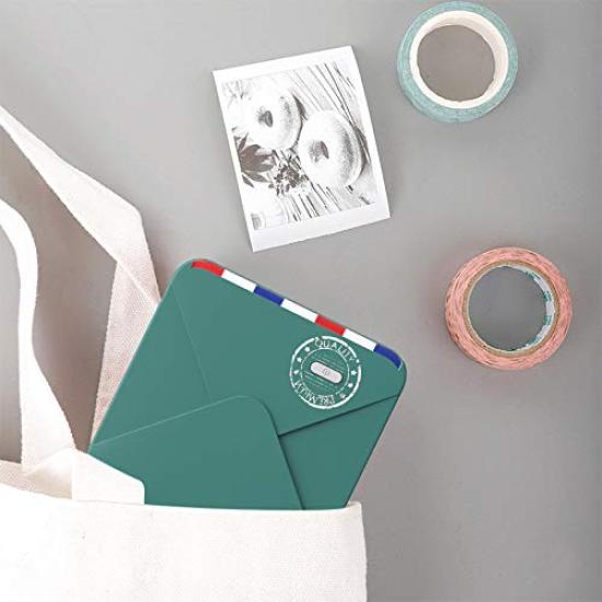 Phomemo M02S Mini Printer Thermal Printer Smartphone Compatible Mobile Printer Label Writer Set with 6 Rolls of Stickers 300DPI Photo Printing Memo