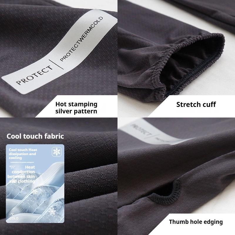 1 Set Protective Cover,Scarf Sleeve,Ice Silk Sunscreen Hanging Ear Neck Cover,Men's Summer Anti Sun Protection,Lightweight Full