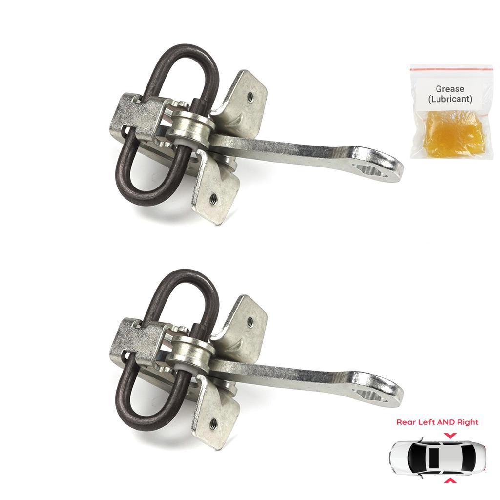 BDP703-1 2 Pieces Rear Left AND Right Door Hinge Stop Check Strap Limiter for Vauxhall Opel Vectra B 1995-2002 5160229