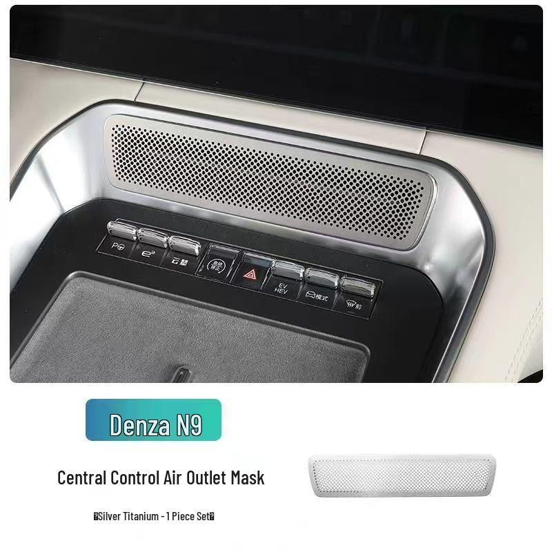 Stainless Steel Dustproof Cover for Denza N9 Instrument Panel & Center Console