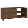 Coffee Tables Coffee Table Brown Oak 102X50x45 Cm Engineered Wood